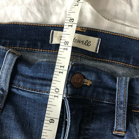 Madewell 10" High-Rise Roadtripper Supersoft Skinny Mid Wash Blue Jeans Size 29 - Picture 3 of 7